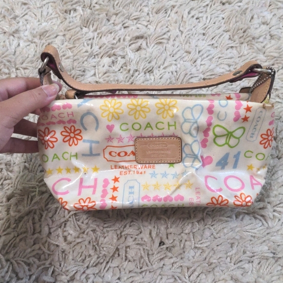 Coach Handbags - Coach Y2K Colorful Logo Mini Purse